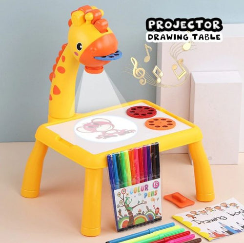 Kid's Giraffe Projection Drawing Table